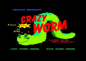 Crazy Worm (UK) (1995) (PD) (Trainer) screen shot title